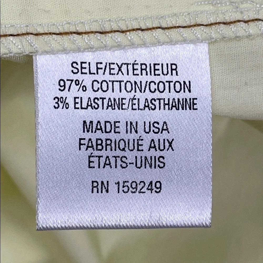 New TWP Dutton Stretch Cotton Button up Shirt Transparent Yellow Western XS S - Picture 11 of 12